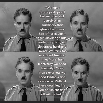 Charlie Chaplin – The Great Dictator