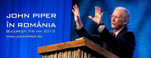 John Piper vine în Romania